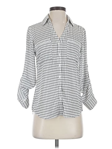 Express 3/4 Sleeve Button-Down Shirt (view 1)