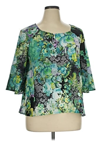 ECI 3/4 Sleeve Blouse (view 1)