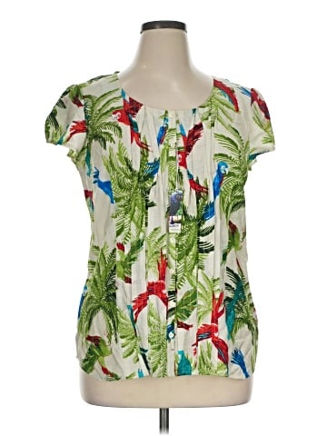 Van Heusen Short Sleeve Blouse (view 1)