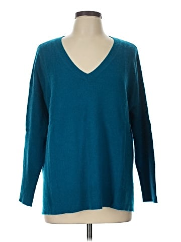 Halogen Cashmere Pullover Sweater (view 1)