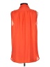 Fun2Fun 100% Polyester Orange Sleeveless Blouse Size L - photo 2