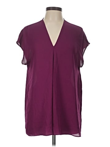 Lauren by Ralph Lauren Short Sleeve Blouse (view 1)