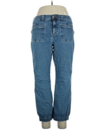Madewell Kick Out Crop Jeans in Elkton Wash: Patch Pocket Edition (view 1)