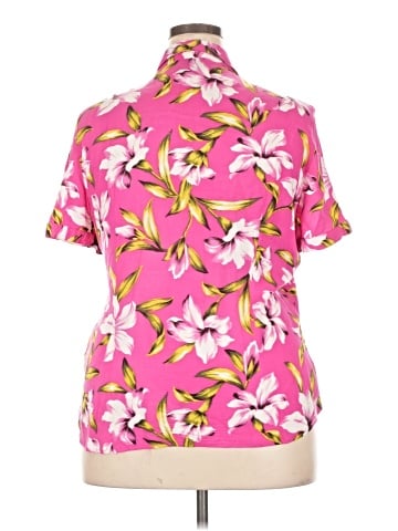 Basic Editions Short Sleeve Blouse (view 2)