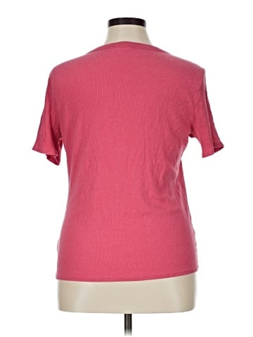 a.n.a. A New Approach Short Sleeve Henley (view 2)