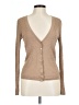 Massimo Dutti 100% Cotton Tan Cardigan Size L - photo 1