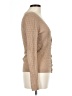 Massimo Dutti 100% Cotton Tan Cardigan Size L - photo 4