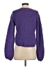 Intermix Purple Pullover Sweater Size S - photo 2