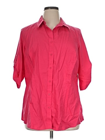 Coldwater Creek 3/4 Sleeve Button-Down Shirt (view 1)
