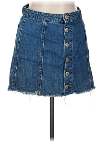 Aero Denim Skirt (view 1)