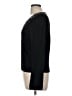 Sutton Studio Black Long Sleeve Top Size Med Petite - photo 5
