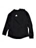 Adidas 100% Polyester Black Windbreaker Size M (kids) - photo 1