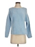 Michelle Mason 100% Nylon Solid Blue Pullover Sweater Size P (petite) - photo 1