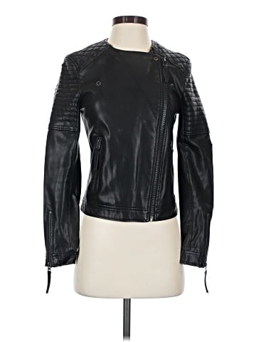 Topshop Faux Leather Jacket (view 1)
