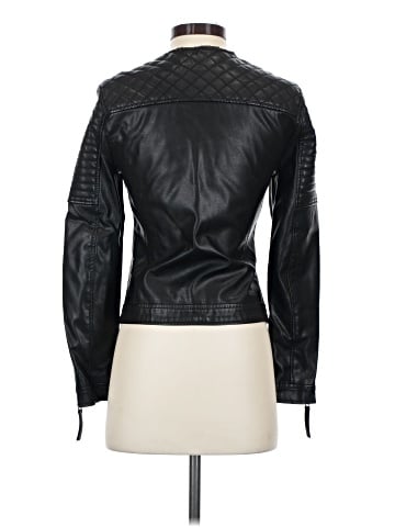 Topshop Faux Leather Jacket (view 2)