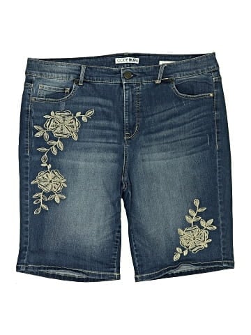 Code Bleu Denim Shorts (view 1)