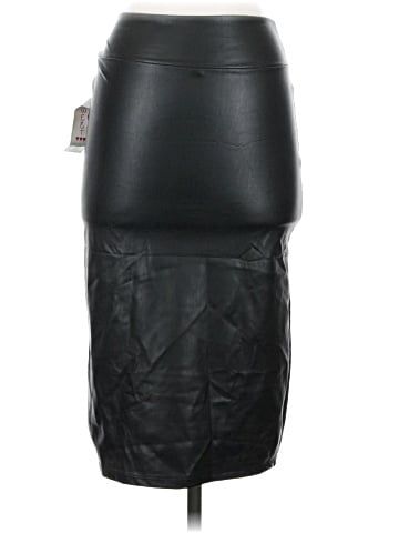 Sweet Faux Leather Skirt (view 2)