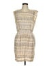BCBGeneration Tweed Tan Cocktail Dress Size 10 - photo 1