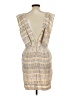 BCBGeneration Tweed Tan Cocktail Dress Size 10 - photo 2