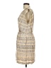 BCBGeneration Tweed Tan Cocktail Dress Size 10 - photo 5