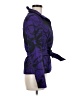 Carlisle 100% Acetate Print Purple Jacket Size 8 - photo 4