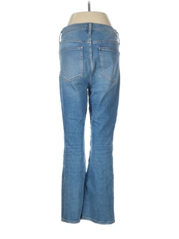 Madewell Kick Out Crop Jeans in Mather Wash (view 2)