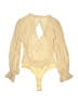 Missguided 100% Polyester Yellow Long Sleeve Blouse Size 6 - photo 2