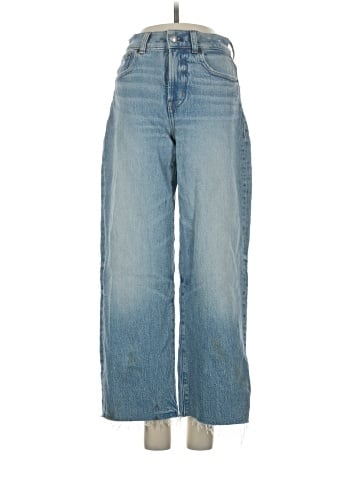 Madewell The Petite Perfect Vintage Wide-Leg Crop Jean in Hallstead Wash (view 1)