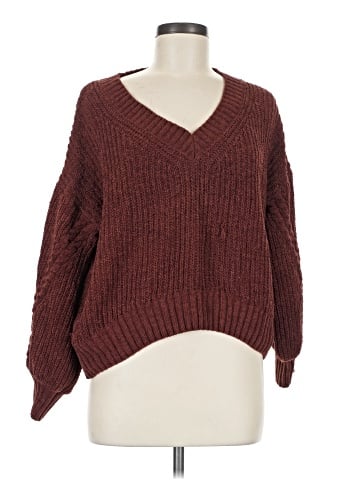 Pink Rose Pullover Sweater (view 1)