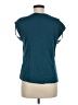 Boden 100% Polyester Teal Short Sleeve Blouse Size 8 - photo 2