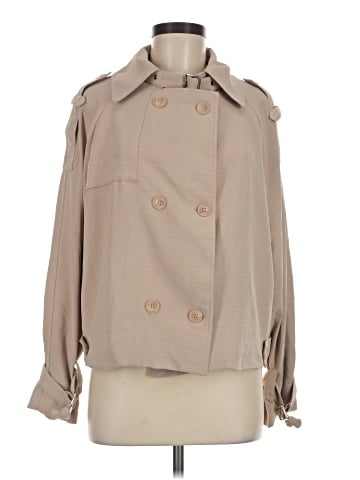Adrianna Papell Trenchcoat (view 1)