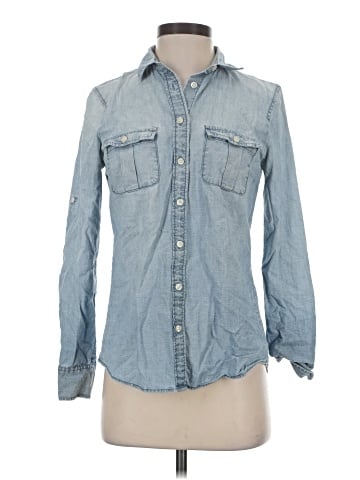 J.Crew Factory Store Long Sleeve Button-Down Shirt (view 1)