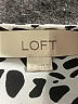 Ann Taylor LOFT 100% Polyester Animal Print Silver Long Sleeve Blouse Size 2 - photo 7