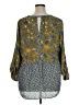 DR2 100% Polyester Green 3/4 Sleeve Blouse Size XL - photo 2