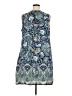 DR2 100% Polyester Paisley Blue Casual Dress Size 2X - photo 2