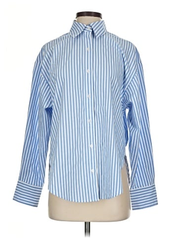 Express Long Sleeve Button-Down Shirt (view 1)
