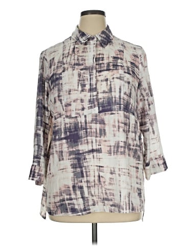 Simply Vera Vera Wang 3/4 Sleeve Blouse (view 1)