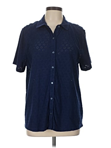 Lands' End Short Sleeve Button-Down Shirt (view 1)