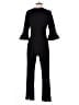 Black Halo Solid Black Jumpsuit Size 6 - photo 2