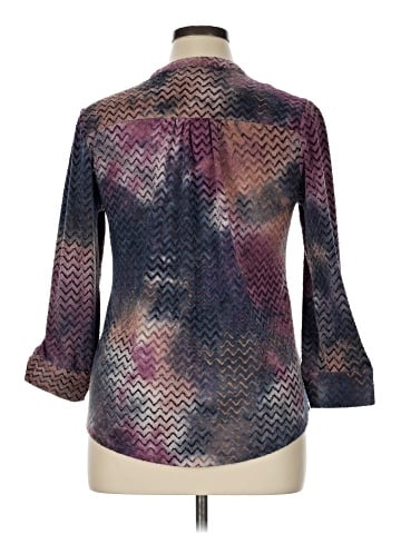 Roz & Ali 3/4 Sleeve Blouse (view 2)