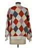 JOA Argyle Orange Pullover Sweater Size XS - photo 2