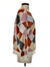 JOA Argyle Orange Pullover Sweater Size XS - photo 4