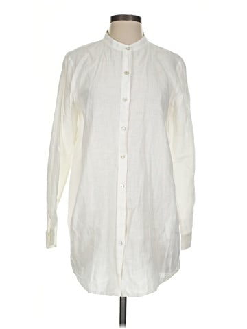 Eileen Fisher Long Sleeve Button-Down Shirt (view 1)