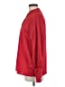 CeCe 100% Polyester Solid Red Long Sleeve Blouse Size M - photo 5