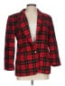 Pendleton 100% Virgin Wool Plaid Red Wool Blazer Size 10 - photo 1