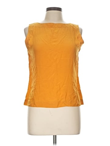 Linda Allard Ellen Tracy Sleeveless Silk Top (view 1)