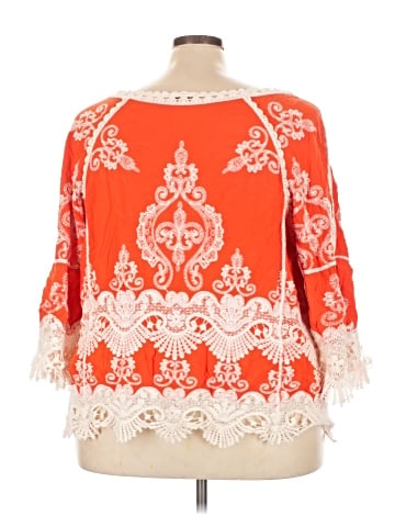Democracy 3/4 Sleeve Blouse (view 2)