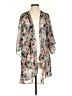 Mudd 100% Polyester Gray Green Kimono Size S - photo 1