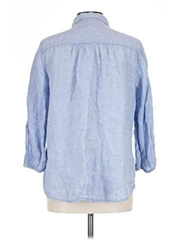 Sigrid Olsen 3/4 Sleeve Button-Down Shirt (view 2)