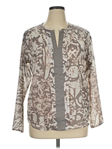 Simply Vera Vera Wang Long Sleeve Blouse (view 1)